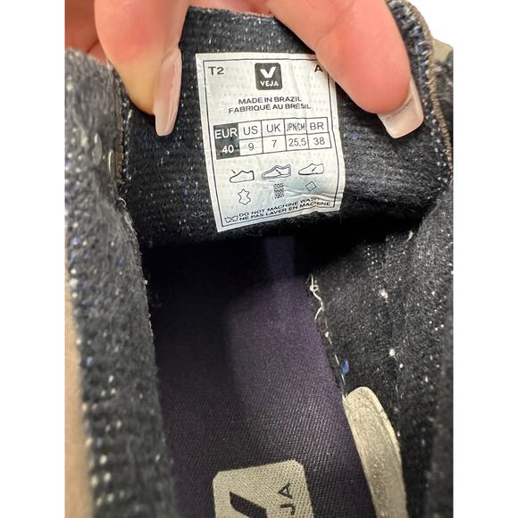 Veja Roraima mid-top hiking sneakers womens size 9 brown blue - Picture 7 of 9